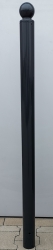 Stilpoller aus Stahl Ø 76 mm, mit Kugel, ortsfest